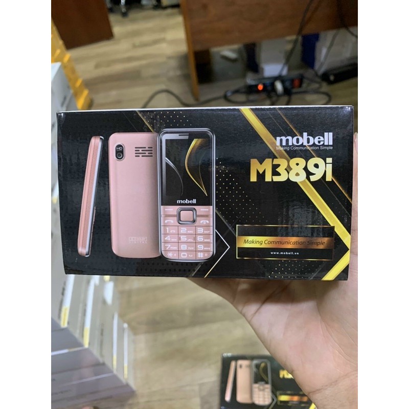 Điện thoại Mobell M389i mẫu mới pin 1700mAh - Bảo hành 12 tháng chính hãng