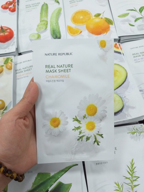 Combo Mix 10 Mặt Nạ Nature Republic Real Nature Mask Sheet (Mix Ngẫu Nhiên)