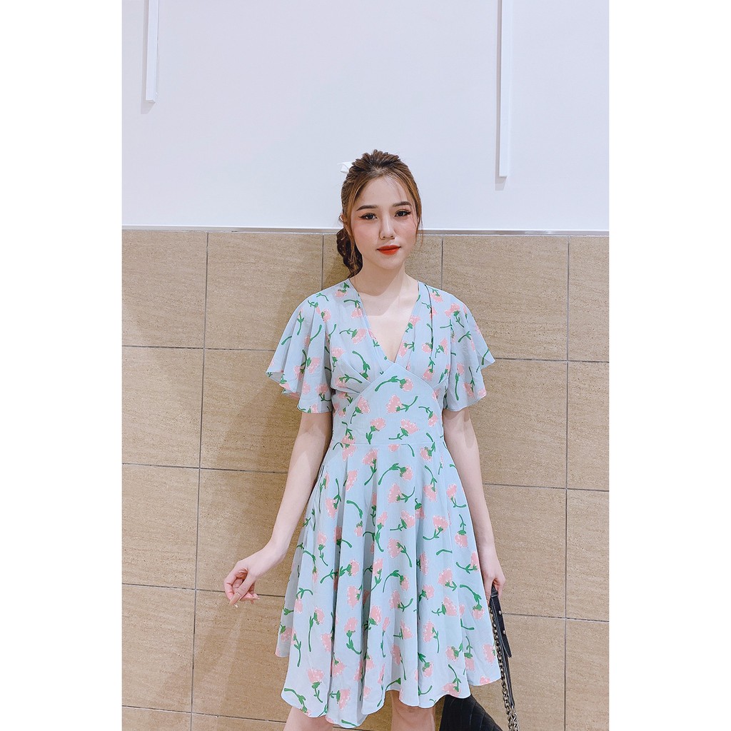 Đầm xòe ngắn tay xòe nhún ngực DEA0201- 20Again | BigBuy360 - bigbuy360.vn