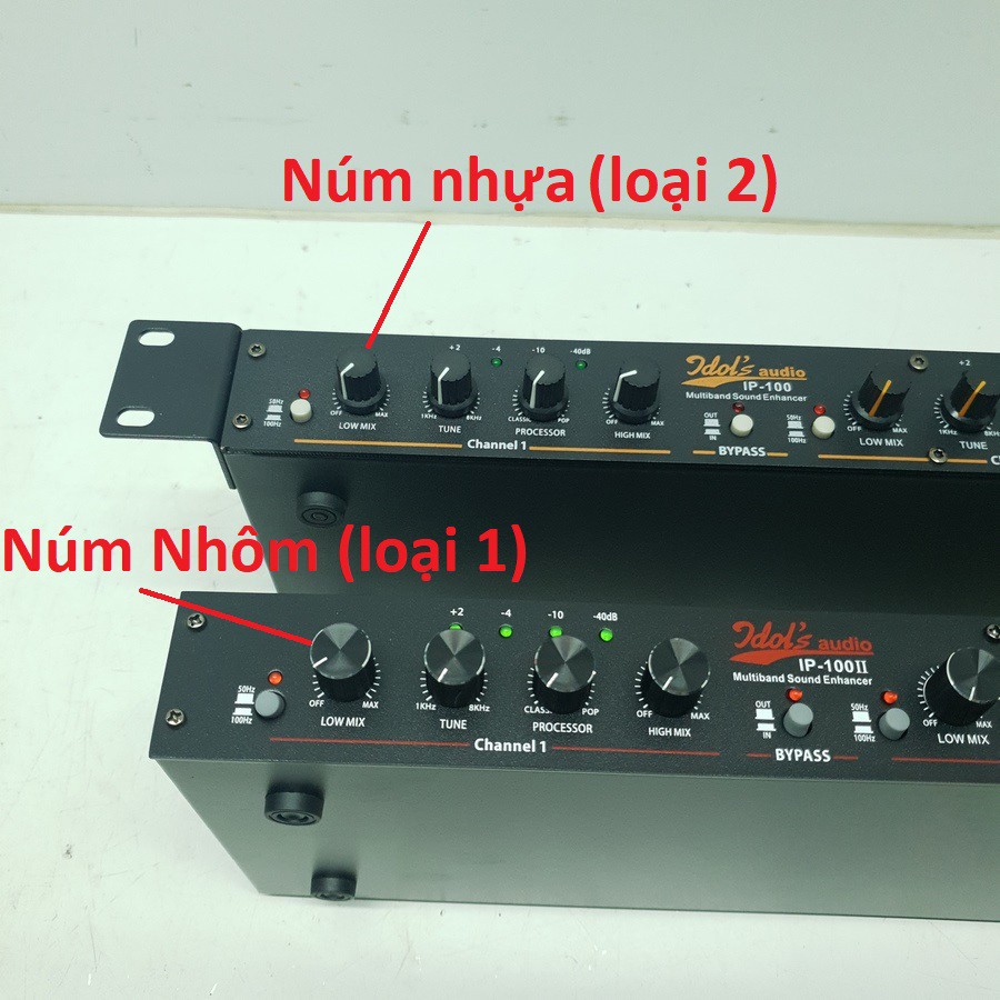 Máy nâng tiếng hát IDOL AUDIO TP-100 - Nút chỉnh bằng nhốm