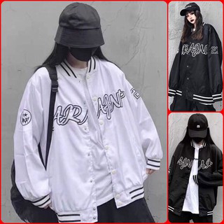 (Giá Rẻ) ÁO KHOÁC DÙ Bomber Nút (M1410 - Bo Viền)