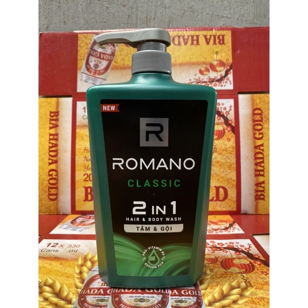Tắm Gội 2in1 Romano 650g