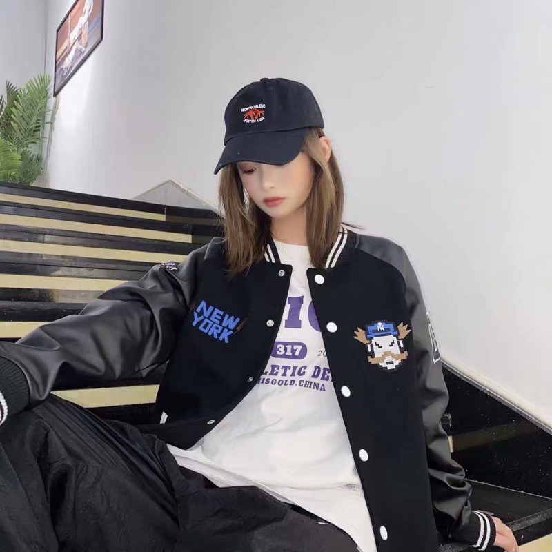 (AUTHENTIC) Áo khoác MLBNY viruSs jacket cool ngầu | BigBuy360 - bigbuy360.vn