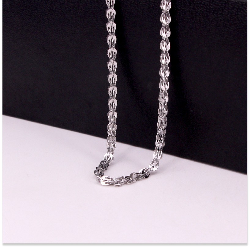 Dây chuyền vòng cổ nữ titan đuôi phụng X6-407 - CAM KẾT KHÔNG GỈ, KHÔNG BAY MÀU - BẢO HÀNH 12 THÁNG