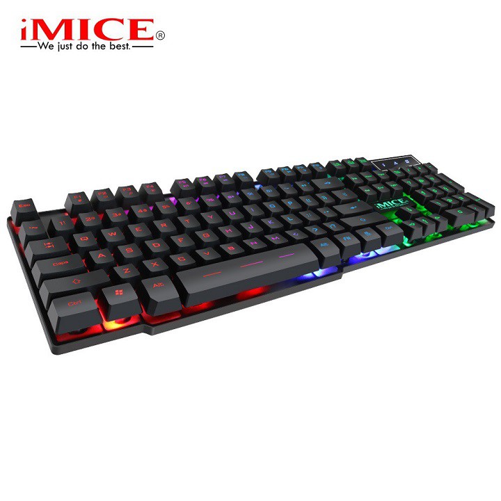 Bàn phím Gaming Imice AK-600 giả cơ chuyên game – Led 7 màu – Chính hãng – Bảo hành 12 tháng – Gaming keyboard