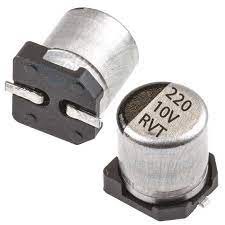 Tụ nhôm 220uF 10V 6.3*5.4mm set 10 con