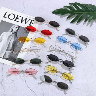 Kính Mát Gọng Oval Nhỏ Phong Cách Retro