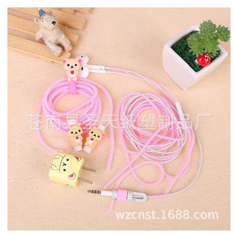 Bộ cuốn bảo vệ dây sạc & tai nghe hình thú | BigBuy360 - bigbuy360.vn