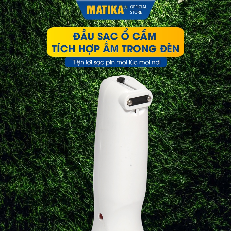 Đèn Pin Cầm Tay MATIKA Công suất 1W Pin 400mAh/4V MTK-RT3