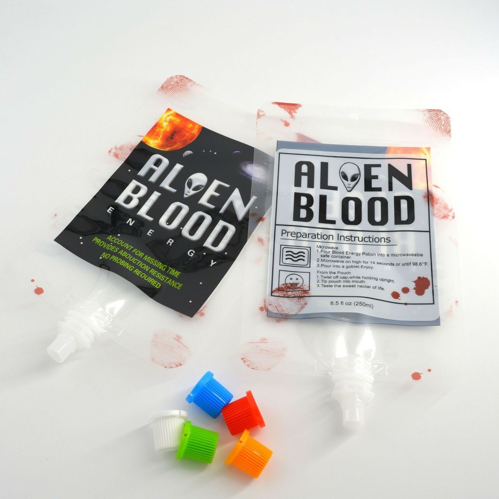 Set 2 túi rỗng dung tích 250ml đựng nước trái cây độc đáo