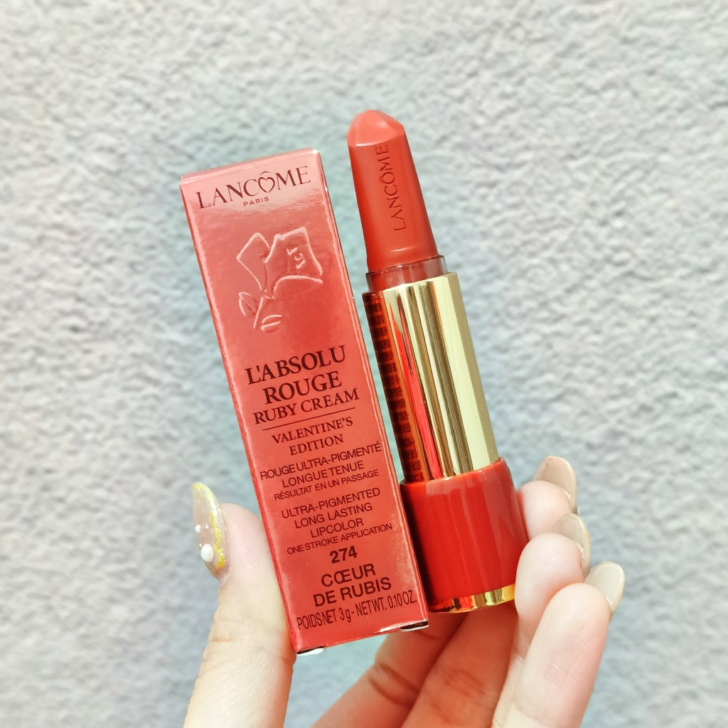 LANCOME (Hàng Mới Về) Thỏi Son Nhung Mịn Mã # 196 # 274 | BigBuy360 - bigbuy360.vn