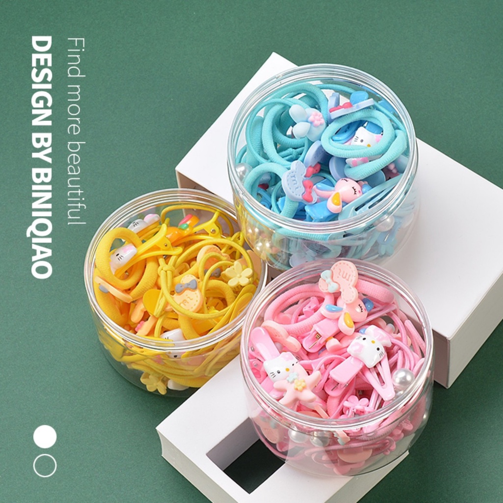 Nơ kẹp tóc cho bé, dây thun buộc tóc 50 chi tiết xinh xăn cho bé yêu