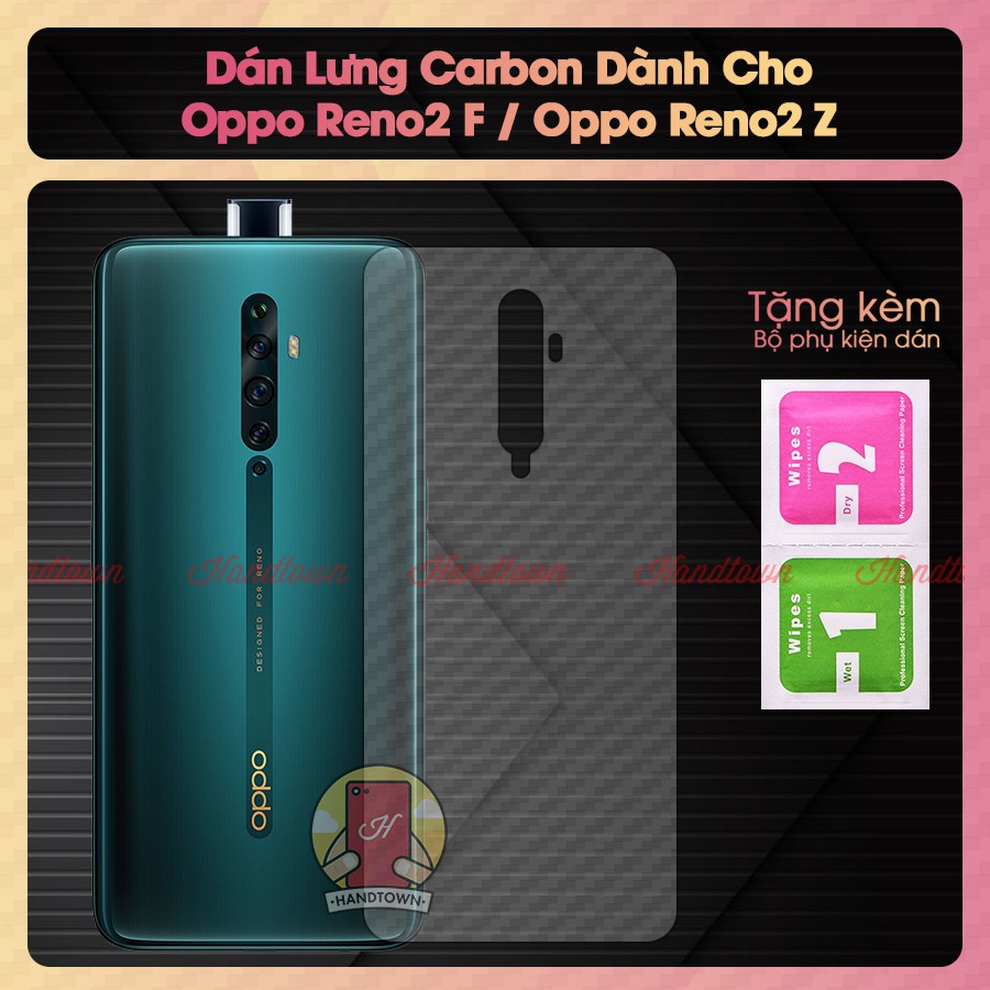 Miếng dán lưng cacbon Oppo Reno 2F / Reno 2Z