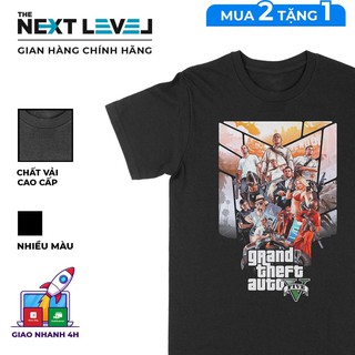 Áo thun Grand Theft Auto V Unisex THE NEXT LEVEL, Cotton 100% nam nữ - BT0062