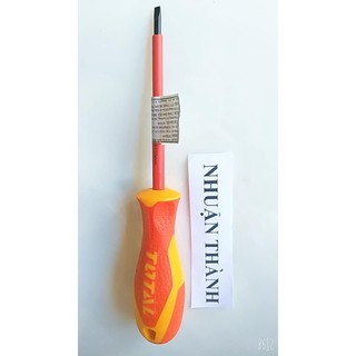 Tuốc nơ vít tô vít dẹp cách điện 100mm sl4.0x100mm 1000v total thtis4100