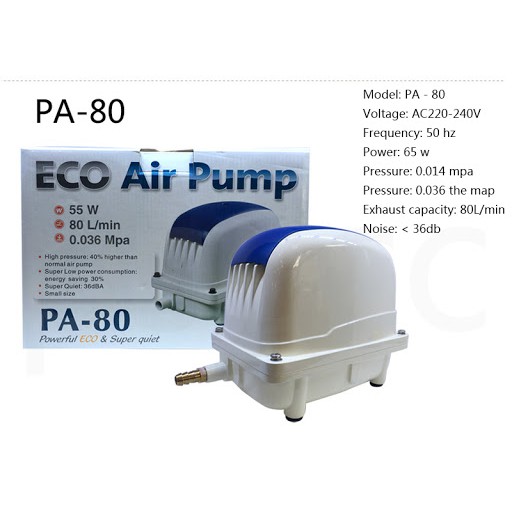 Máy sủi oxy cao cấp Jecod PA-35-45-60-80-100-150-200 – siêu mạnh & bền