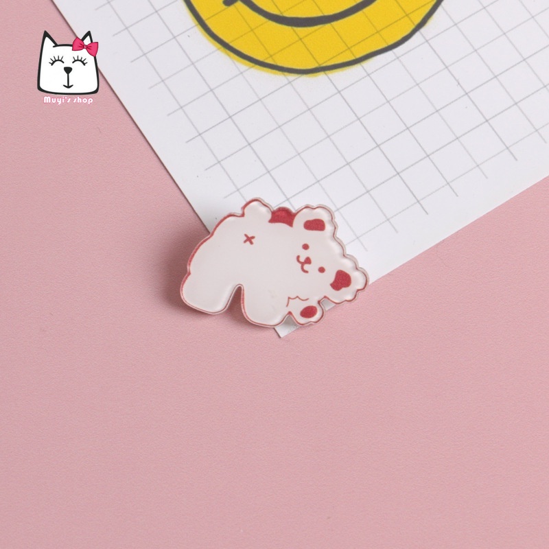 Ghim cài trang trí thiết kế hoạt hình xinh xắn dễ thương