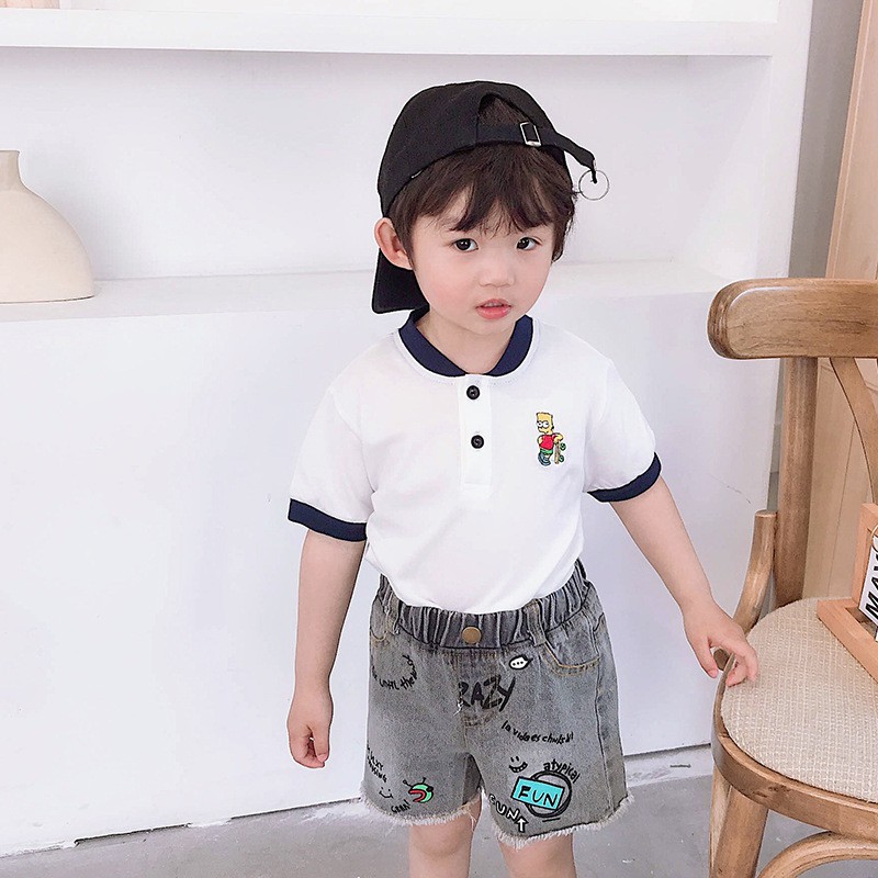 Áo Polo Cotton Thêu Ngực Cho Bé Trai Và Bé Gái Từ 8Kg Đến 28Kg NaNa Store