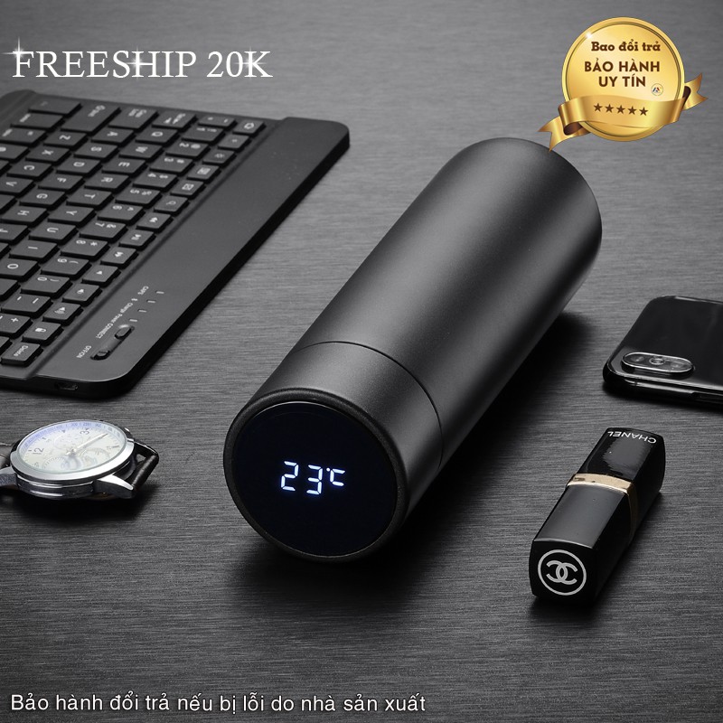 [FREESHIP 20K] Bình Giữ Nhiệt Thông Minh Hiển Thị Nhiệt Độ Inox 304 Cao Cấp Dung Tích 500ml | BigBuy360 - bigbuy360.vn