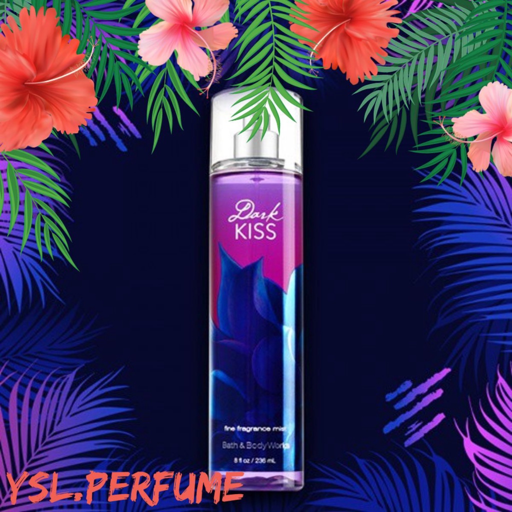 ❤️ Lover 💌 Xịt thơm Dark Kiss Fine Fragrance Mist Bath and Body Works 10ml Love U ❤️