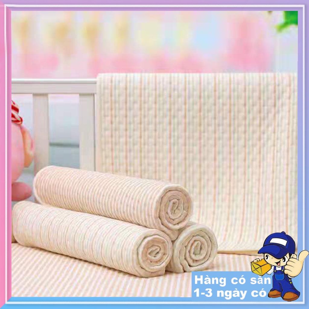 Tấm lót chống thấm cho bé Cotton hữu cơ tự nhiên 4 lớp - Thoáng khí, siêu thấm hút, có thể giặt chất liệu mềm mại