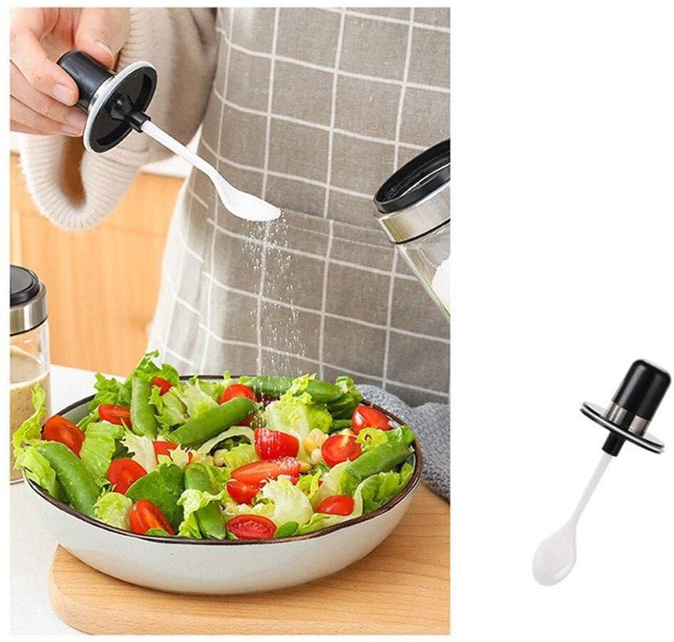 Lọ Đựng Gia Vị ANAEAT Bằng Thủy Tinh 250ml Với Đầu Muỗng/ Cọ Phết/ Đầu Lấy Mật Ong