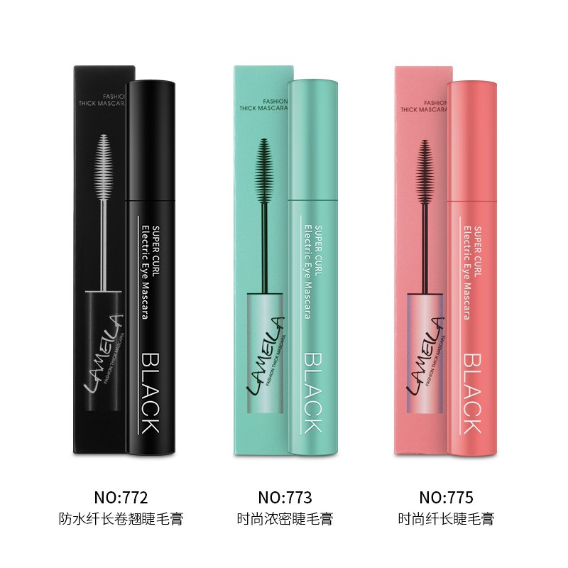 Mascara Lameila 3D uốn dày & dài mi chống nước vỏ cam xanh đen