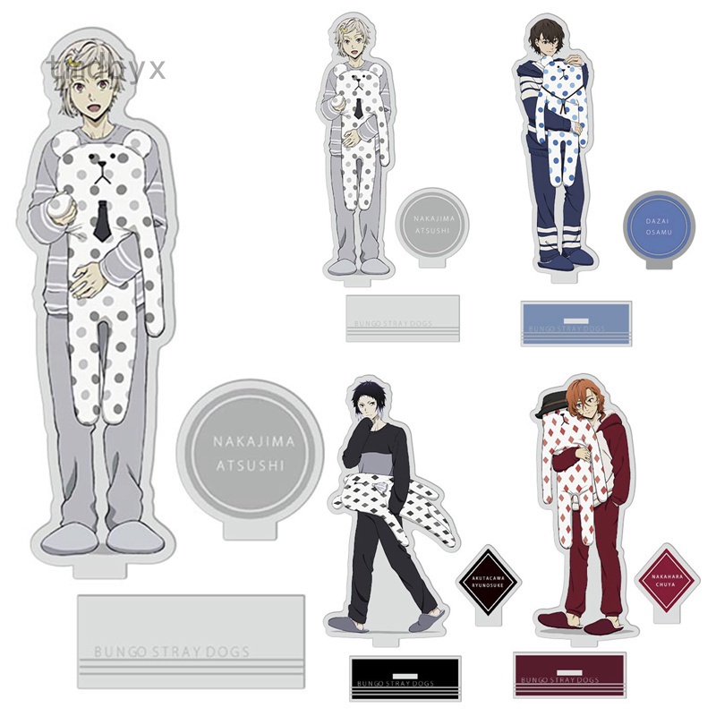 Mô hình chú chó Stray Dogs bằng acrylic có giá đỡ để bàn trang trí