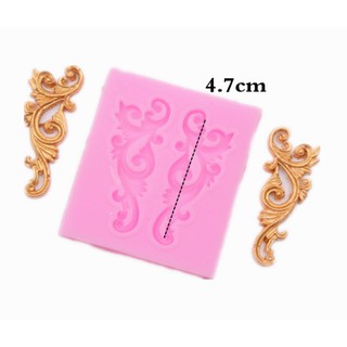 Khuôn silicone viền cong 2c 4.7 cm