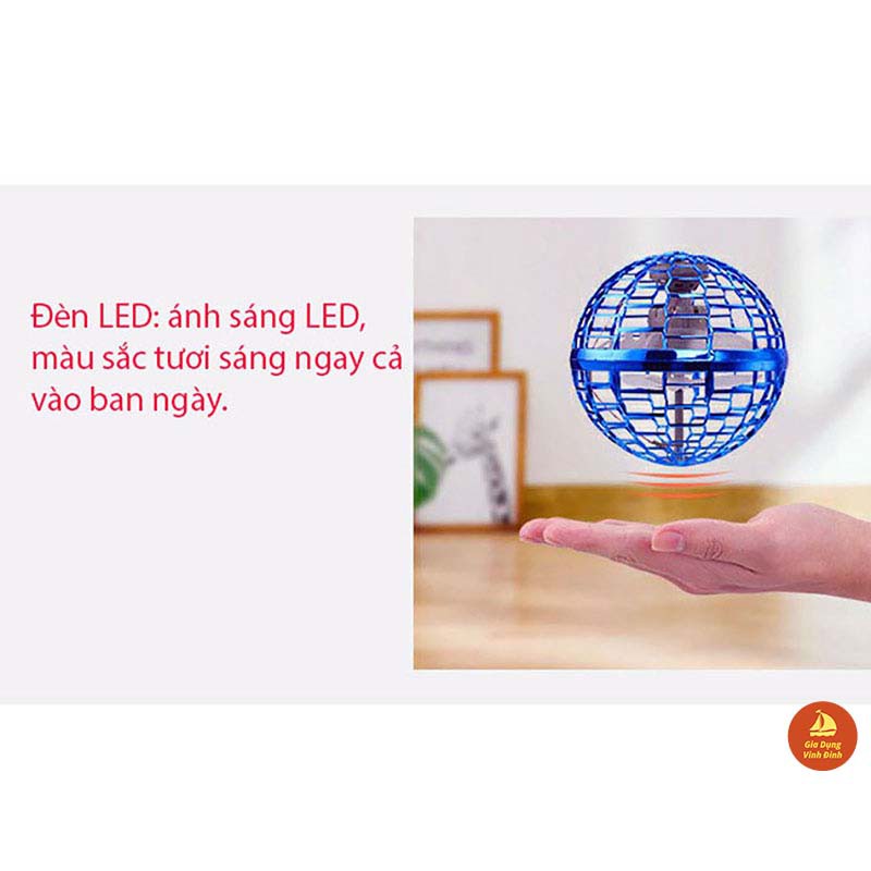 Quả Cầu Ma Thuật UFO - Bóng Ma Thuật Đồ Chơi Quả Bóng Bay Ufo Có Thể Xoay Được [BÓNG XOAY MA THUẬT]