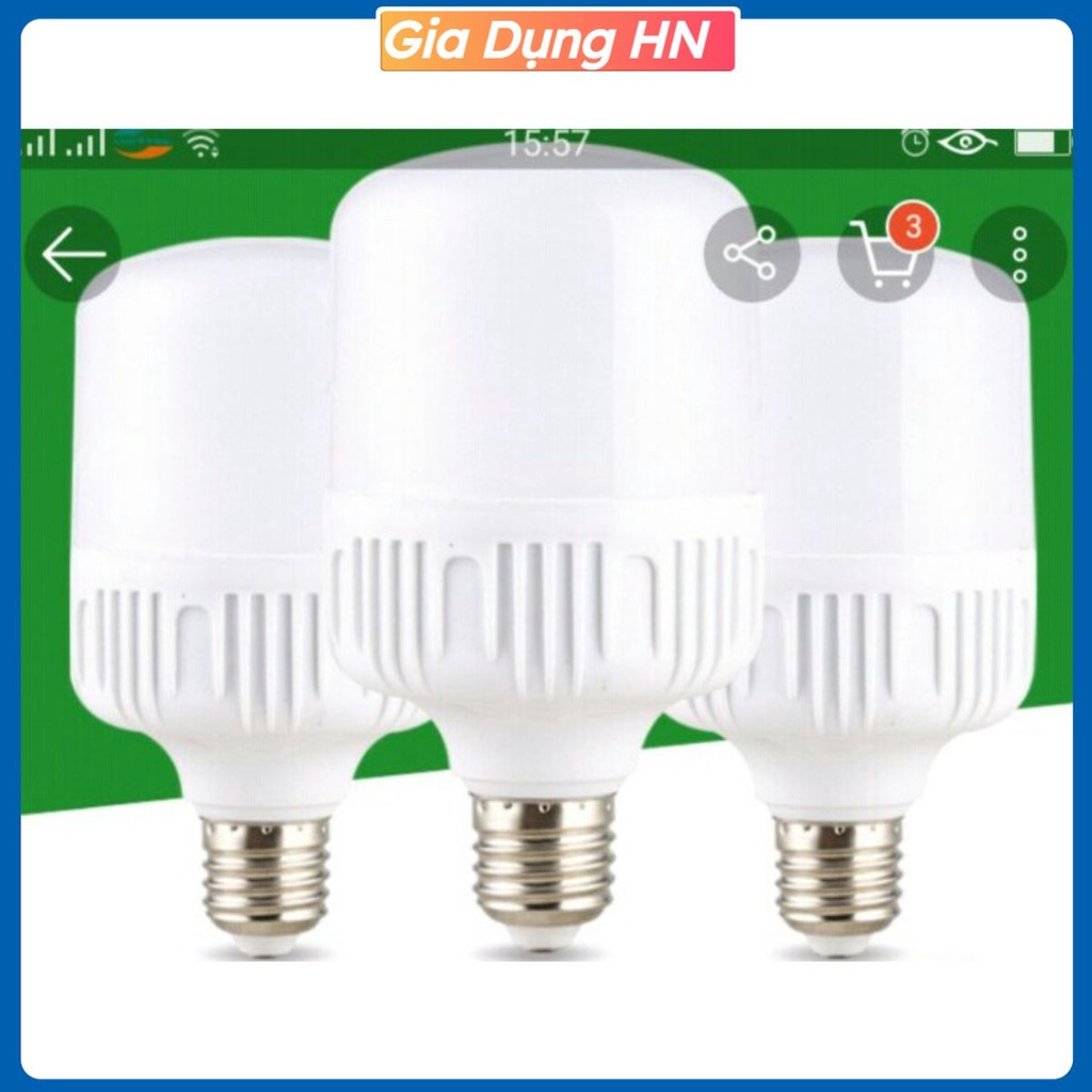 Combo 2 bóng 40w led trụ tặng 1 bút thử điện nhé
