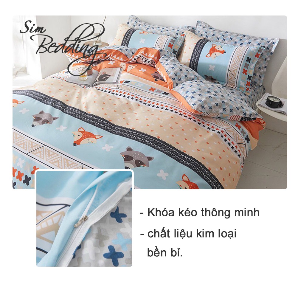 [Bộ] chăn ga gối 💎SALE💎 Cotton poly họa tiết đáng yêu chăn ga Hàn Quốc đủ size miễn phí bo chun theo yêu cầu simbedding | BigBuy360 - bigbuy360.vn