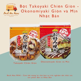 Bột Takoyaki Chiên Giòn - Okonomiyaki Giòn và Mịn Nhật Bản - Bách Hóa Mini