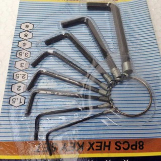 Bộ 8 cây khóa mở ốc vít lục giác - Dungcugiadinh