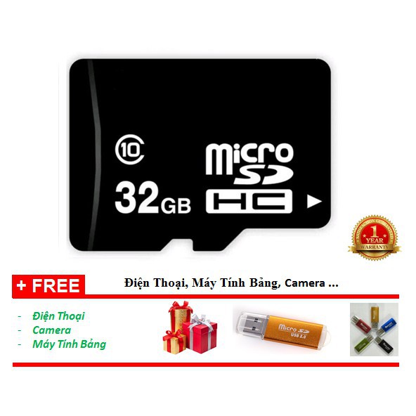 [ Trợ Giá ] Thẻ nhớ 32Gb microSD OEM Class 10, Chạy Cam IP, BH 12 tháng. [ Tặng đầu đọc thẻ trị giá 25k ] | BigBuy360 - bigbuy360.vn