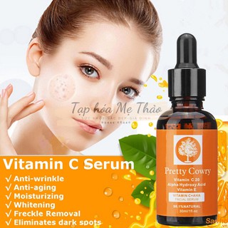 Serum dưỡng da Vitamin C + AHA Pretty Cowry (30ml) phục hồi và nuôi dưỡng da