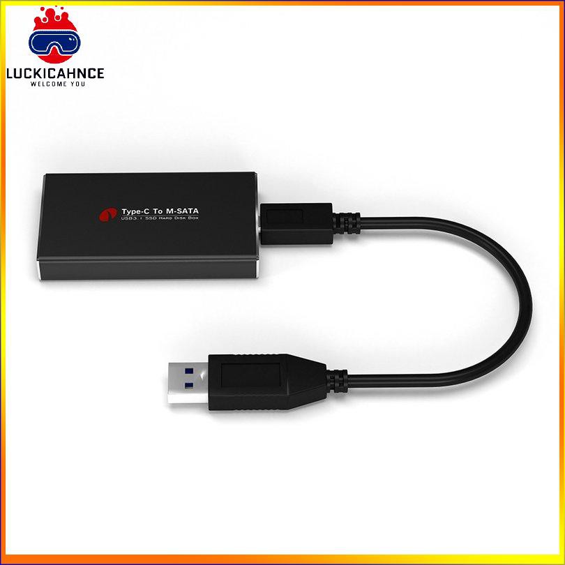 Hộp Đựng Ổ Cứng Ngoài Ssd Hdd Chuyển Đổi Type-C Sang Msata Usb 3.1 Ốp | BigBuy360 - bigbuy360.vn