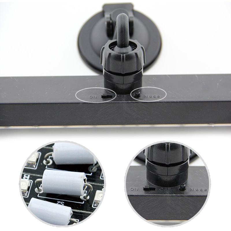 Đèn LED Cảnh Báo Khẩn Cấp Gắn Đuôi Xe Hơi Sử Dụng Năng Lượng Mặt Trời