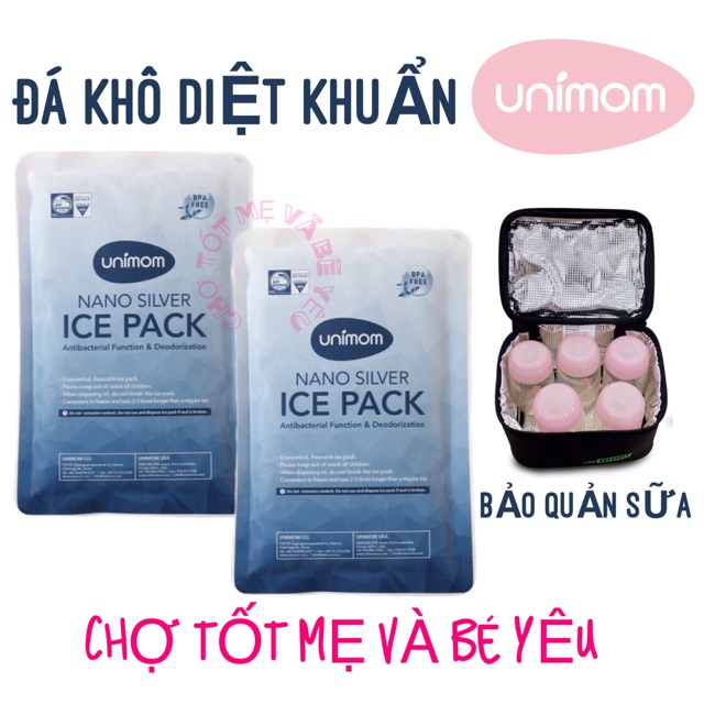 Đá Khô Diệt Khuẩn Giữ Nhiệt, Giữ Lạnh Sữa Unimom Hàn Quốc