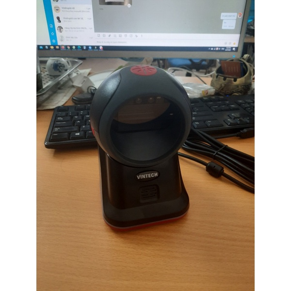 Máy quét mã vạch 2D Vintech VT6000. Đọc mã vạch 2D QR code siêu phàm. Bán đúng giá niêm yết (đang gi