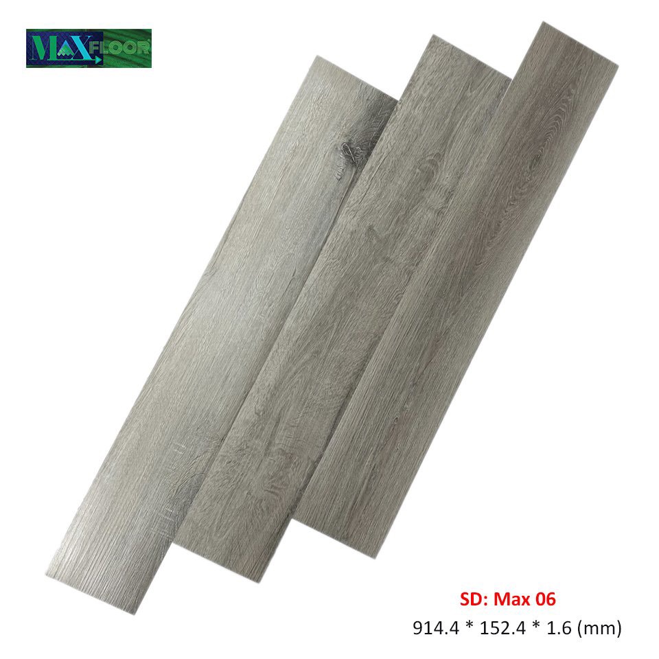 Sàn nhựa giả gỗ 1.6 SFloor chống trượt keo tự dán kích thước 914.4 x 152.4 x 1.6mm (bán theo tấm)