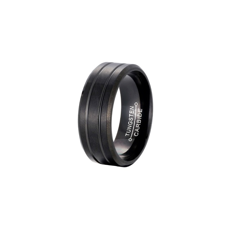 Nhẫn Thép Titan 8Mm Thời Trang Cá Tính