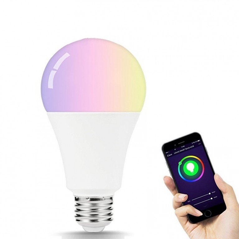 (BH 12 tháng)Bóng đèn WiFi Smart Life RGB+W LED Bulb