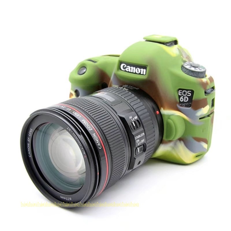 Vỏ Silicon Mềm Bảo Vệ Thân Máy Ảnh Canon 6d