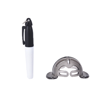 [LuckyToday] Golf Ball Liner Golf Alignment Line Marker Marks Template Golf Swing Trainer