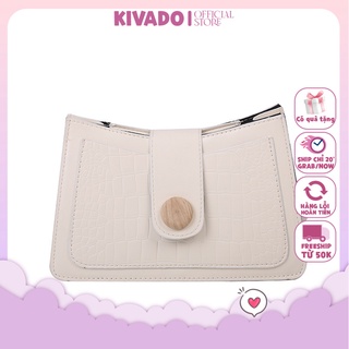 Túi Kẹp Nách Xách Nữ đẹp HÀN QUỐC  Da Mềm Khoá Vân Gỗ Cực Xinh tx6263