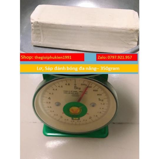 Lơ, sáp đánh bóng đa năng 350g/1thanh