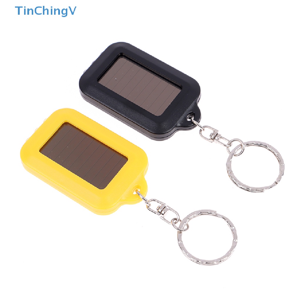 [TinChingV] 1 Chiếc Móc Khóa Đèn Pin Năng Lượng Mặt Trời Mini