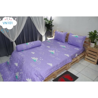 Mền chần bông 2 mặt, cotton 100%, hàng vải đẹp, mát