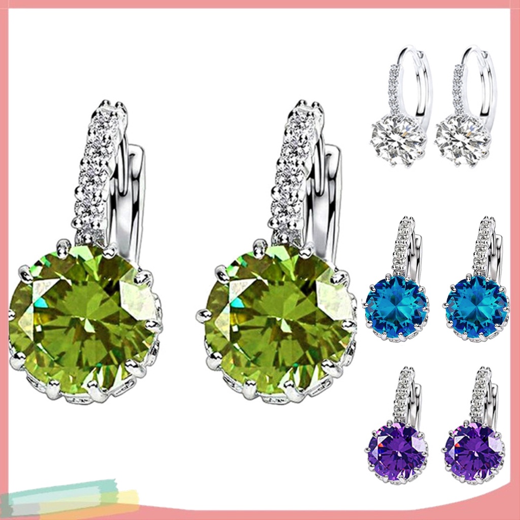 Đôi Khuyên Tai ĐíNh Zirconia LấP LáNh ThờI Trang Cho Nữ